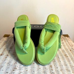 Ego Official Green Lace Up Sandals BRAND NEW